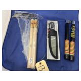 Japanese Kobudo Set Kama Pair Nunchucks