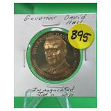 Governor David Hall Inaugurated Jan 11 1971
