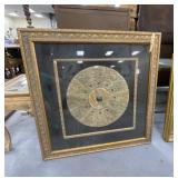 Framed Carved Rock Art 38"x38"