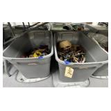 2 Totes w/Assorted Ladies Belts