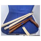 Japanese Kobudo Wood Kamas & Jo Sticks 24"