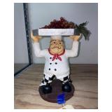 Italian Chef Stand w/Faux Grapes