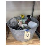 Galvanized Tub - Sprayers - Bird Feeder
