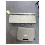 Metal Porter Cable Tool Case w/Assorted Blades