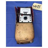 Hoki Elec Vintage Multimeter w/Case