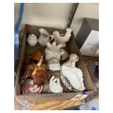 Porcelain Glass Ring Holders - Powder Dish