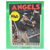 1986 TOPPS HOF REGGIE JACKSON CARD