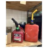 1 Gal Plastic Fuel Can - 2-1/2 Gal Plastic Fuel Ca