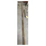 2 - Copper Pipes 120"x1" & Section Metal Pipe