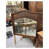 Hand Carved Dresser Mirror 39"x37"