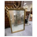 Gold Framed Mirror 28"x44"H
