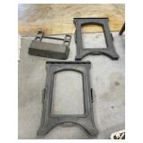 Pair of Folding Plastic Sawhorses