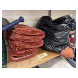 Stack of Bath Mats & Terry Cloth Bath Towels