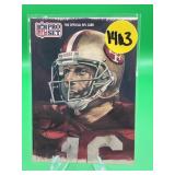 1991 PROSET HOF JOE MONTANA CARD