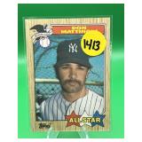 EARLY CARD 1987 TOPPS DON MATTINGLY