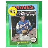 HIGH GRADE VINTAGE 1975 TOPPS JOE NIEKRO