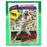 1980 TOPPS HOF CARL YASTRZEMSKI CARD