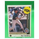 1989 UPPERDECK PREMIER HOF RYNE SANDBERG CARD