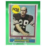 1974 TOPPS WALT SUMNER CARD