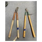 Pair Loppers - Vintage Snap Cut Heavy Loppers