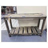 Rustic Pallet Garden Table 50"L x 19"W x 30"H