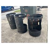 3pc - Barrel Hay Feeders