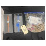 2 - Betty Boop Watches & Bag of Fashion Jewelry