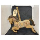 Wood Carousel Horse Figure
