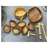 Assorted Wood Bowls - Wood Serving Utensils