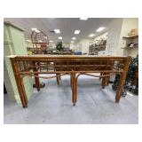 Sofa Table w/Glass Top 60"L x 18"W x 30"H