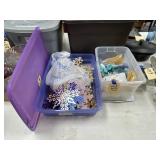 Holiday Dï¿½cor & More in Plastic Bins