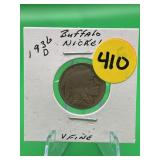 1963-D Buffalo Nickel Very Fine