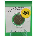 1952-P Jefferson Nickel Very Fine