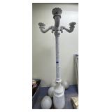 Outdoor Light Post w/5 Plastic Globes 96"H