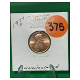 1974-S Lincoln Cent Uncirculated