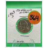 1969-S Uncirculated Jefferson Nickel