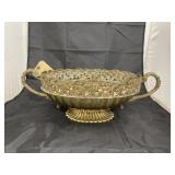 Gold Toned Fruit Bowl