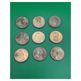 9 - Gold Dollar Coins