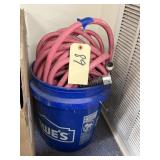 5 Gal Bucket w/Garden Hose