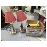 2 Table Lamps - Tumblers - Mugs - Grater