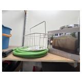 71" Gas Grill Cover - Garden Hose - Metal Basket