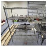 Metal Wire 4-Shelf Shelving Unit