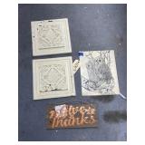 4 Pcs Wall Dï¿½cor