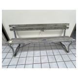 Wood Park Bench 72"L