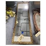 Cheetah Print Mirrored Jewelry Case