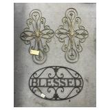 3 Pcs - Metal Wall Dï¿½cor