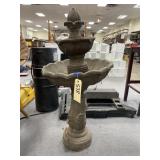 2-Tiered Bird Bath Fountain