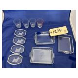Mini Measuring Cups - Glass Trinket Dishes