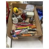 Assorted Kitchen Knives - Small Wicker Trays