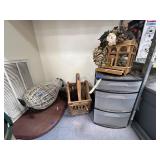 Wicker Penguin - magazine Rack - Bird Cage